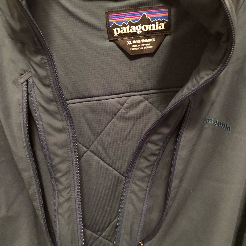 Patagonia puff jacket warm and fuzzy